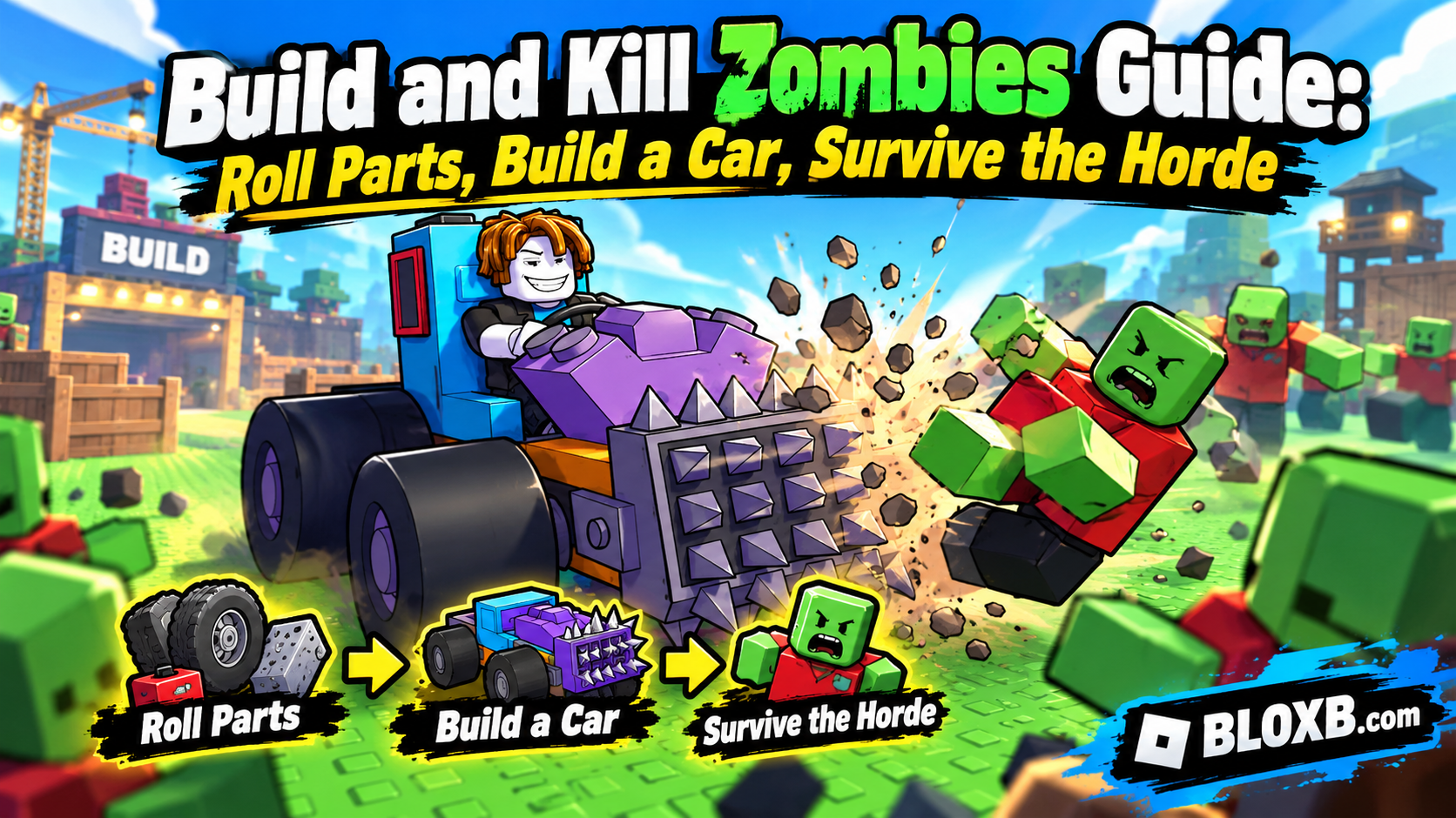 Build and Kill Zombies Guide: Roll Parts, Build a Car, Survive the Horde